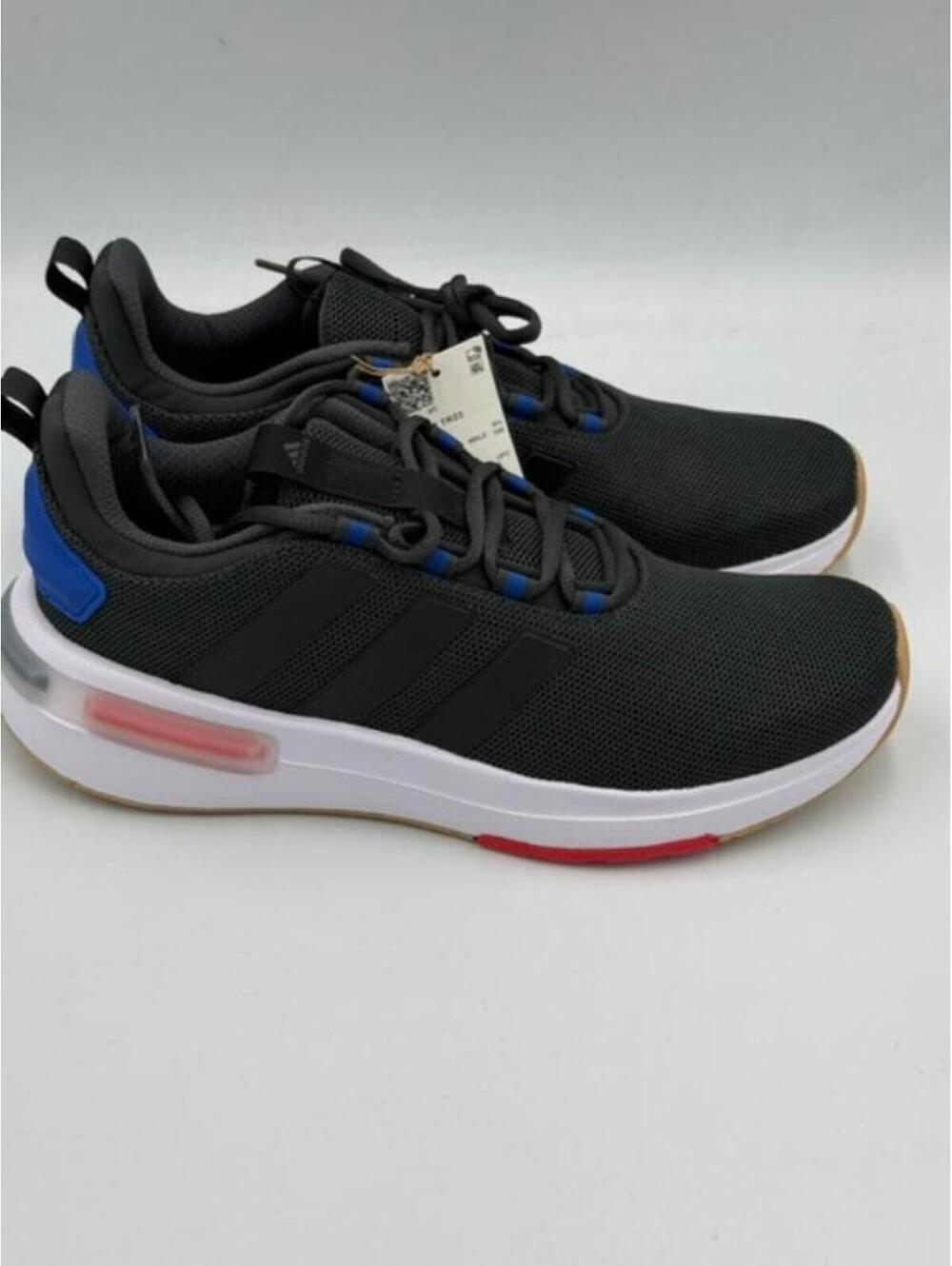 Adidas Racer TR23 Carbon/Black/Royal Blue Men's Size 10